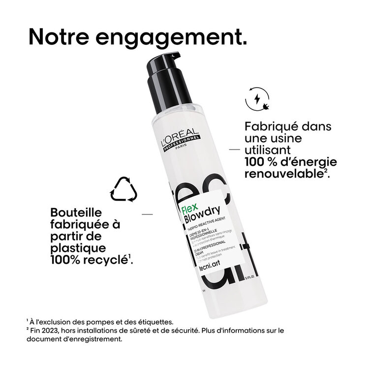 L'ORÉAL PROFESSIONNEL Tecni.Art | Flex Blowdry 10-in-1 Cream (190 ml / 6.8 oz) – All-in-one blowdry protector
