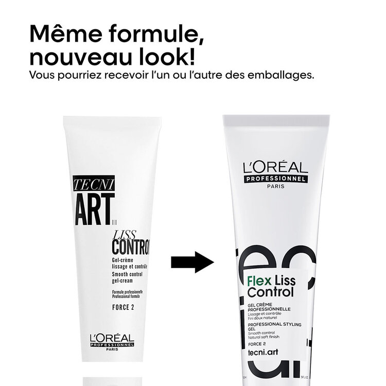 L'ORÉAL PROFESSIONNEL Tecni.Art | Flex Liss Control (150 ml / 5.1 oz) – Gel-crème lissant anti-frisottis