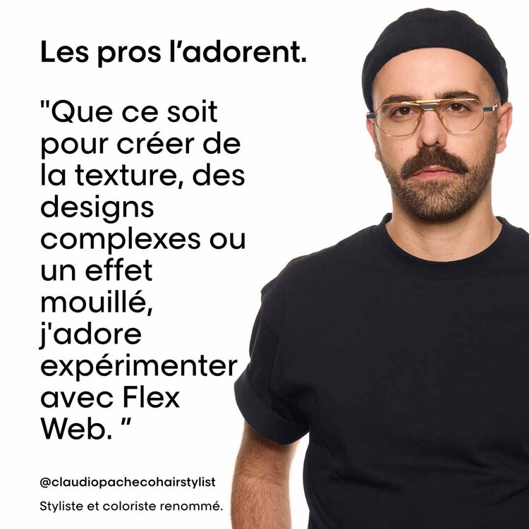 L'ORÉAL PROFESSIONNEL Tecni.Art | Flex Web | Texture Sculptée (150 ml / 5.1 oz) – Pâte fibreuse effet sculpté, tenue force 5