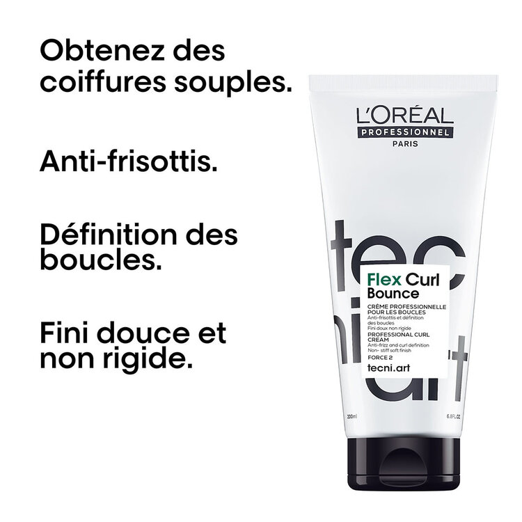 L'ORÉAL PROFESSIONNEL Tecni.Art | Flex Curl Bounce | Crème pour Boucles (200ml/6.8oz)