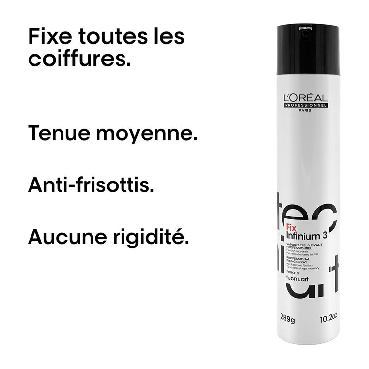 L'ORÉAL PROFESSIONNEL Tecni.Art | Fix Infinium 3 |  Fixing Spray (289g/10.2oz)