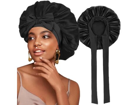 INDUSTRIA Bonnet de Satin à Boucle