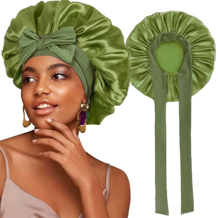 INDUSTRIA Bonnet de Satin à Boucle