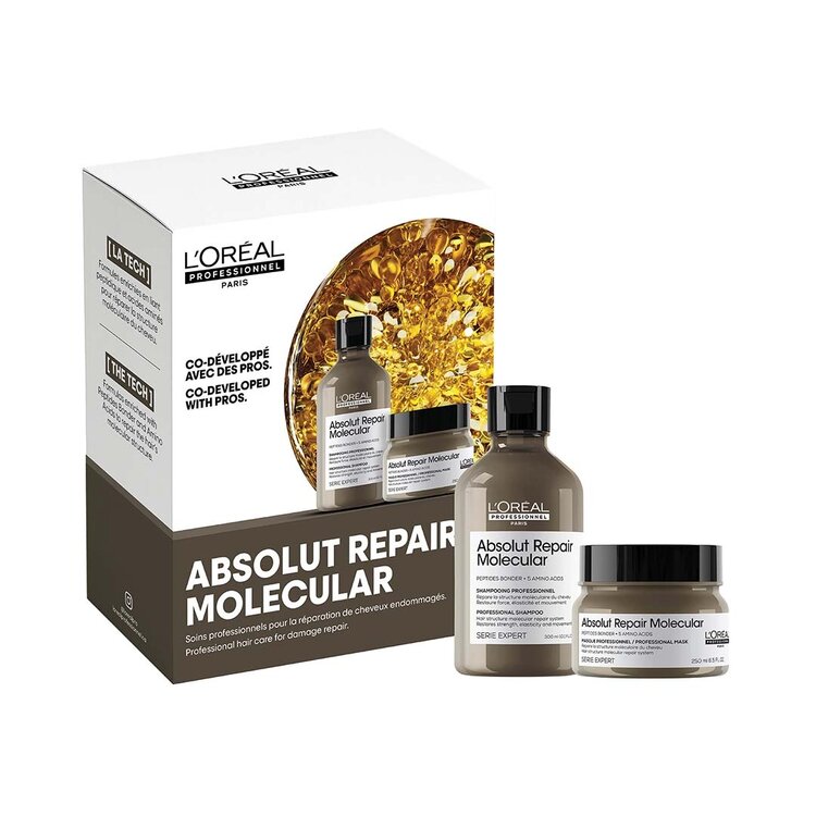 L'ORÉAL PROFESSIONNEL Serie Expert | Absolut Repair Molecular | Coffret Printemps 2026 – Réparation Intense