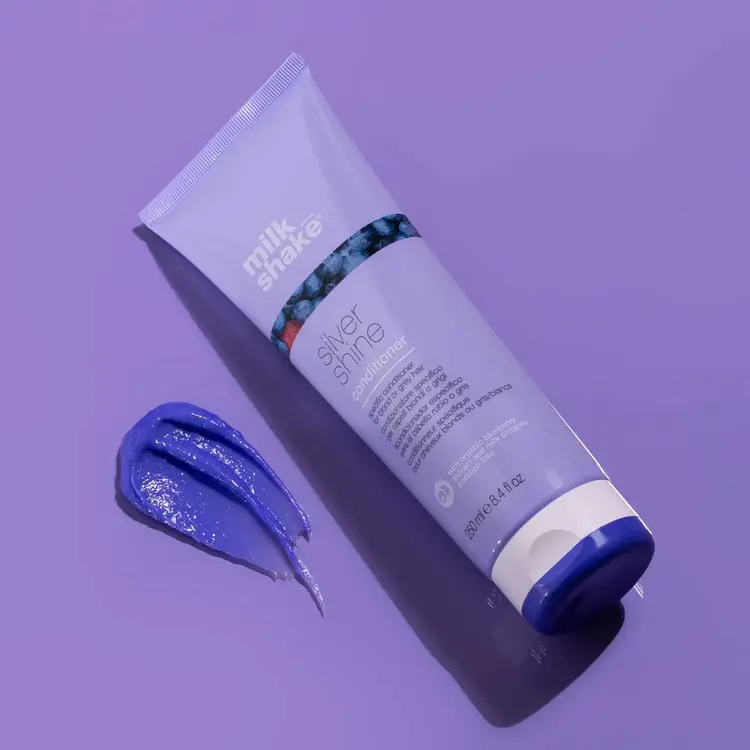 MILK_SHAKE Silver Shine | Revitalisant Cheveux Blonds ou Gris – Neutralisation et douceur éclatante