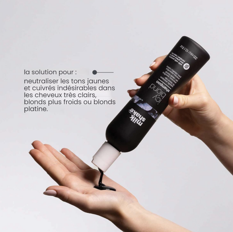 MILK_SHAKE Icy Blond | Shampoo for Blonde Hair – Intense Yellow Tone Neutralization