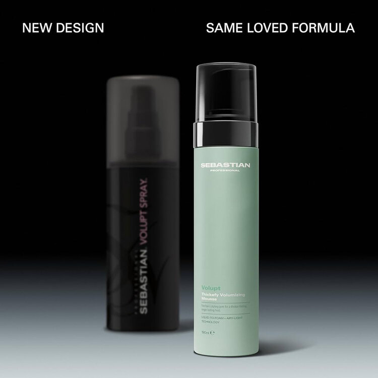 SEBASTIAN Volupt | Thickefy Volumizing Mousse – Densifying mousse for thicker hair effect