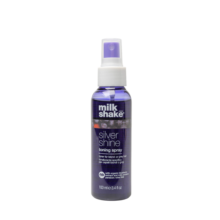 MILK_SHAKE Silver Shine | Toning Spray for Blonde or Grey Hair – Instant Leave-In Neutralization
