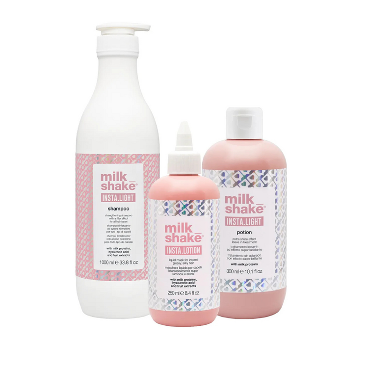 MILK_SHAKE Insta.Light | Potion Traitement Sans Rinçage Effet Extra Brillant – Fini miroir et légèreté absolue