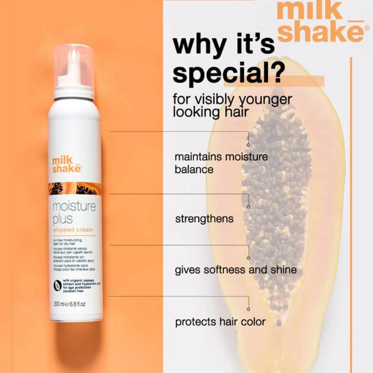 MILK_SHAKE Moisture & More | Whipped Cream – Mousse hydratante et protectrice sans rinçage