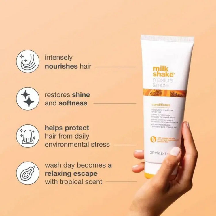 MILK_SHAKE Moisture & More | Crème Conditionnante Hydratante – Revitalisant douceur et souplesse