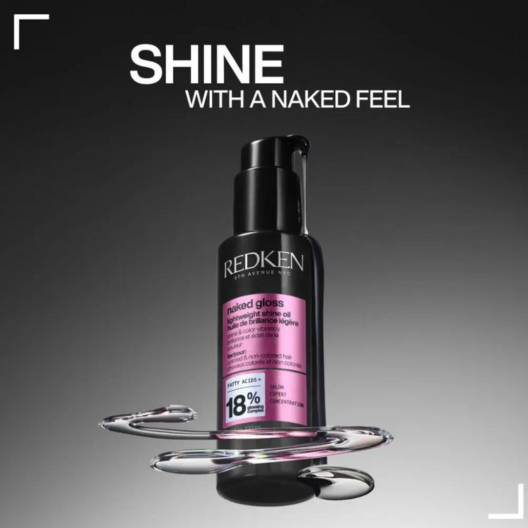 REDKEN Color Gloss | Naked Gloss Huile De Brillance Légère – Fini Ultra-Brillant Sans Effet Gras
