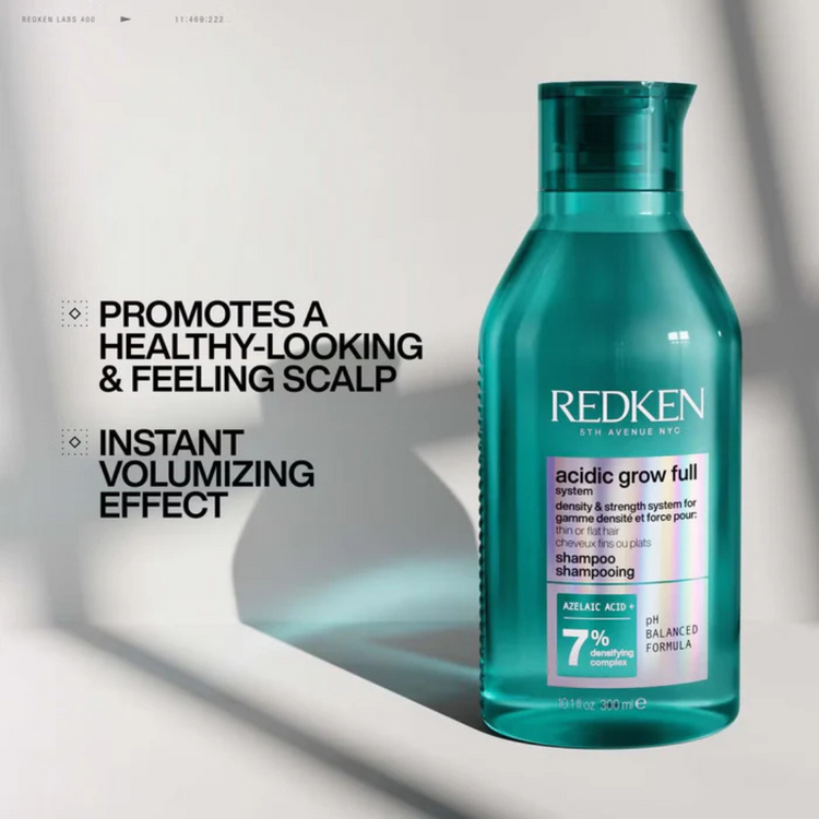 REDKEN Acidic Grow Full | Density Shampoo – Stronger, Thicker-Looking Hair