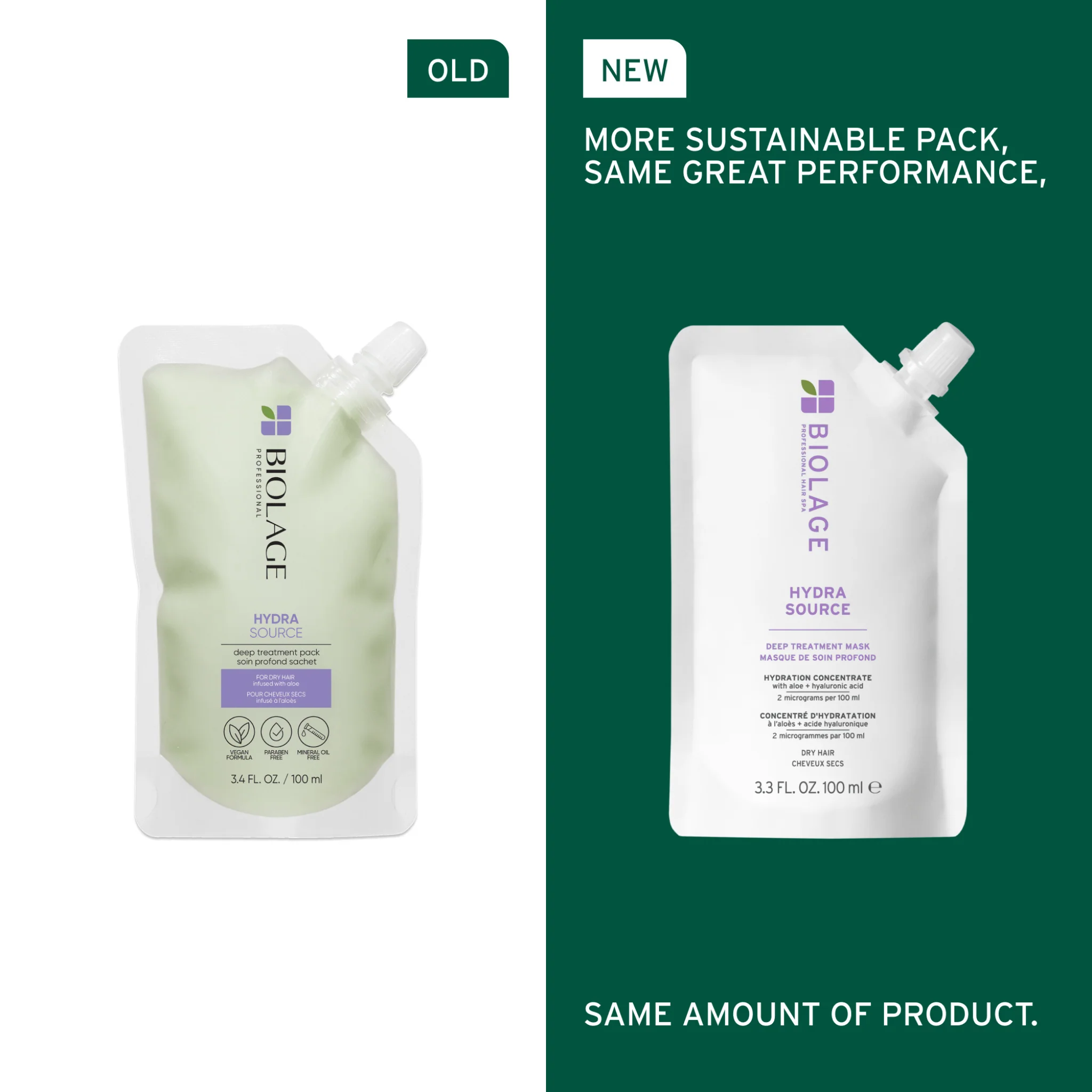BIOLAGE . ***HYDRASOURCE | Soin Profond Sachet