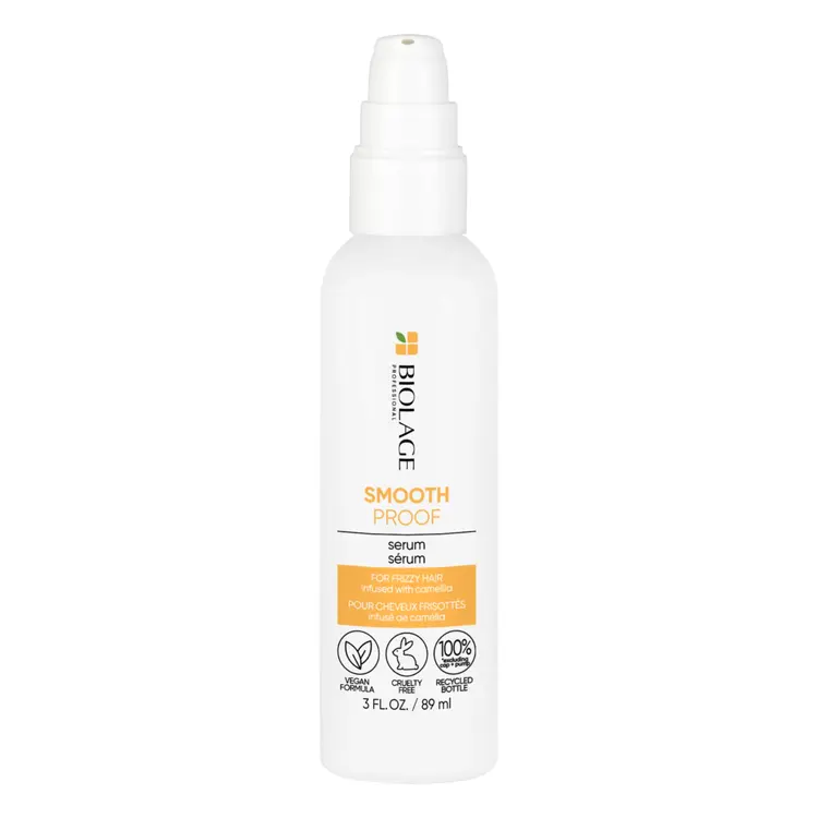 BIOLAGE Professional Hair Spa Biolage | ***SmoothProof | Serum (89ml/3oz) – Frizz-Control Smoothing Serum with Camellia Oil