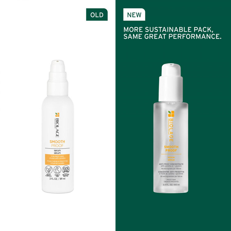 BIOLAGE Professional Hair Spa Biolage | ***SmoothProof | Serum (89ml/3oz) – Frizz-Control Smoothing Serum with Camellia Oil