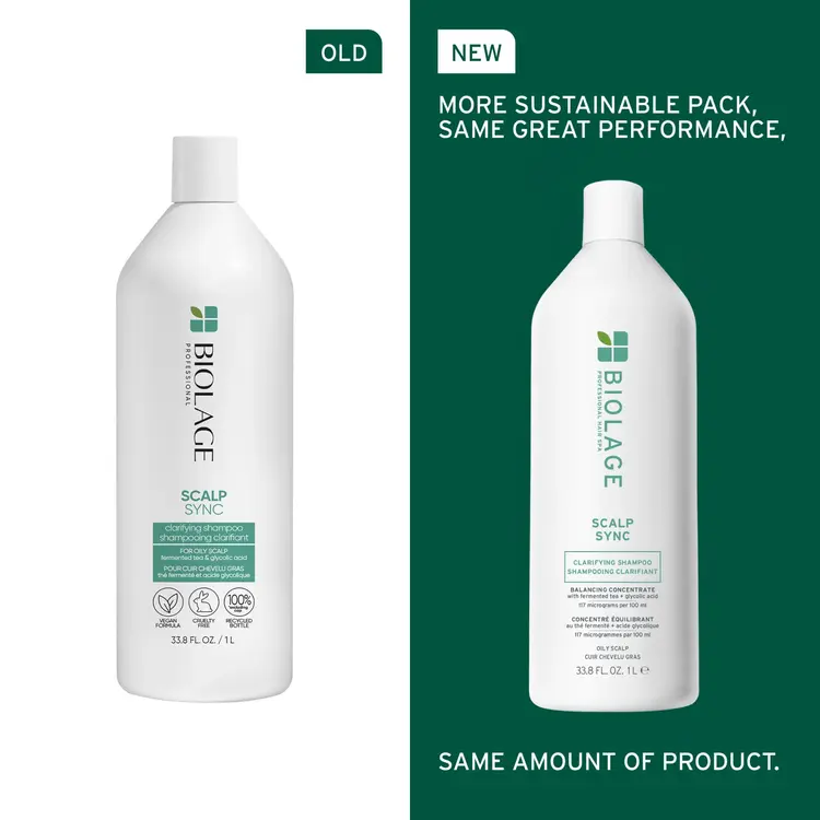 BIOLAGE Professional Hair Spa Biolage | Scalp Sync | Shampooing Clarifiant – Purifie le Cuir Chevelu et Rafraîchit la Fibre Capillaire