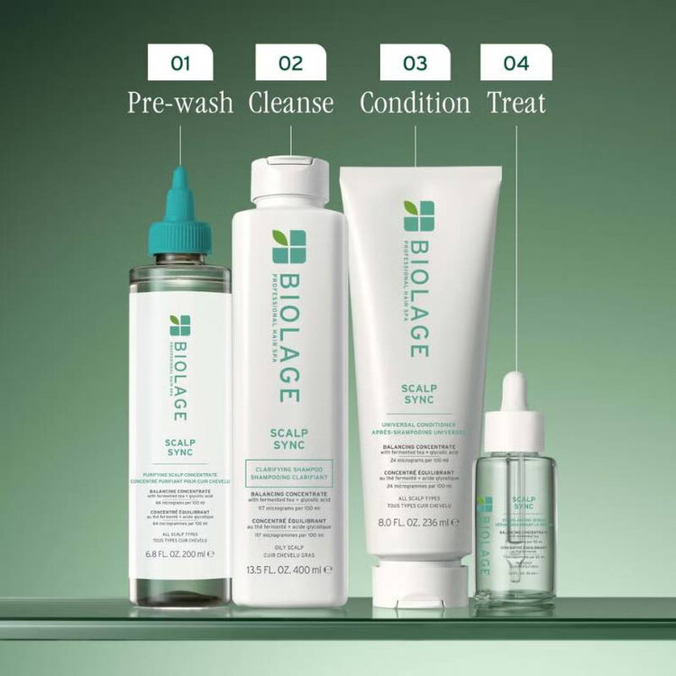 BIOLAGE Professional Hair Spa Biolage | Scalp Sync | Purifying Scalp Concentrate (200 ml / 6.8 oz) – Pre-Shampoo Detox for Scalp Balance and Clarity