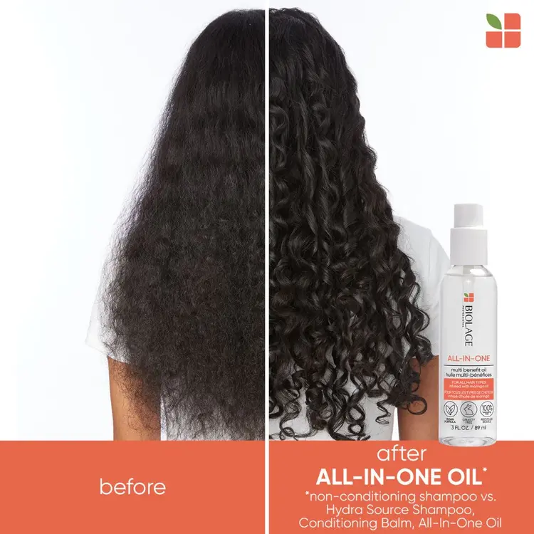 BIOLAGE Professional Hair Spa Biolage | ***All-in-One | Multi-Benefit Oil (89 ml / 3 oz) – Lightweight Nourishment and Shine for All Hair Types