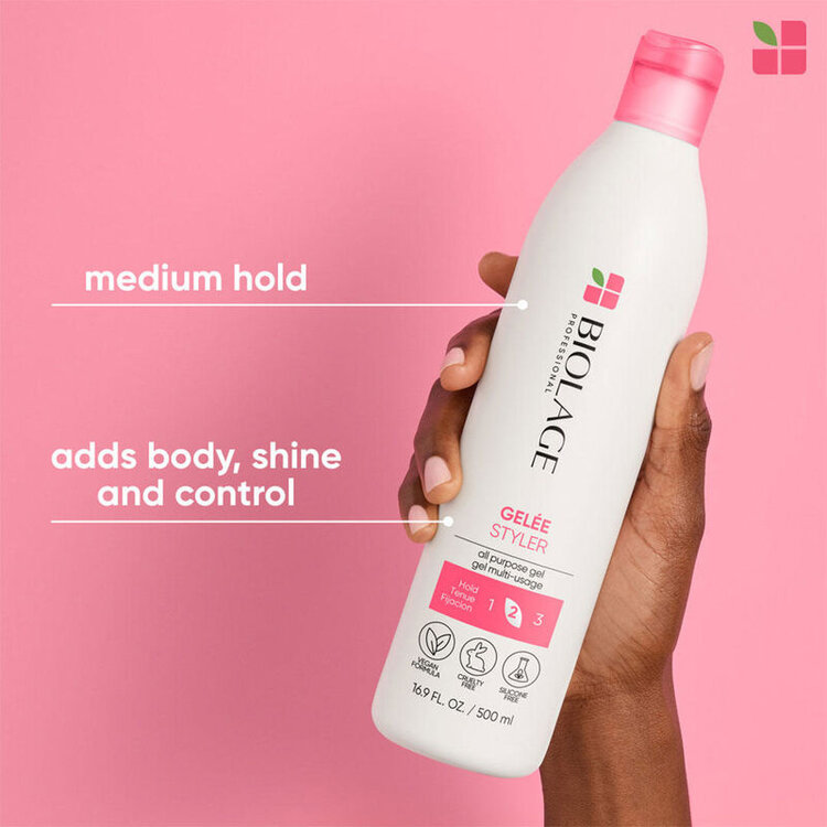 BIOLAGE Professional Hair Spa Biolage | ***Styling | Gelée Styler (500 ml / 16.9 oz) – Gel Coiffant Léger à Tenue Souple