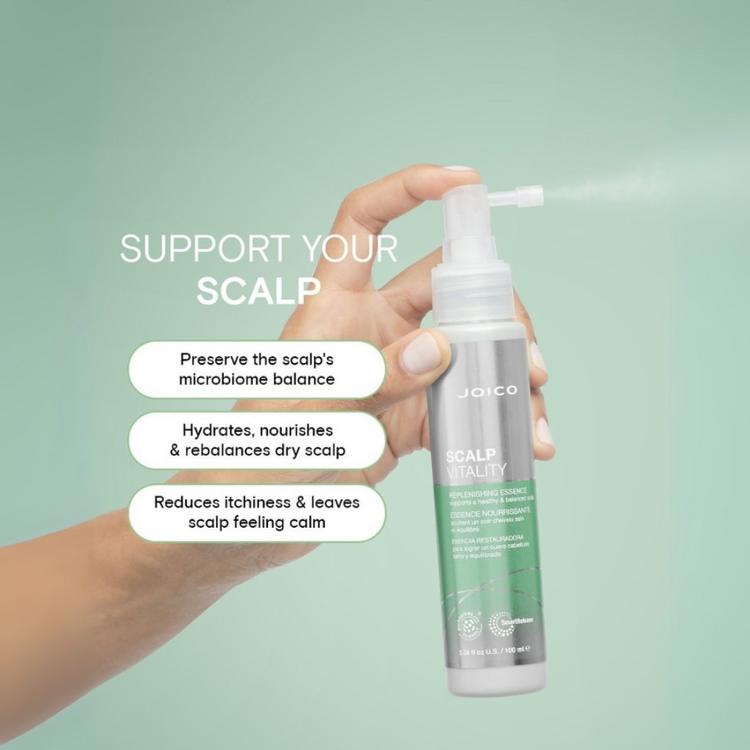 JOICO Scalp Vitality | Replenishing Essence - Soothing Scalp Treatment (100ml/3.38oz)