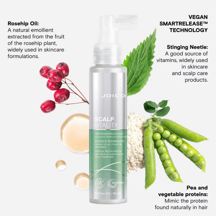 JOICO Scalp Vitality | Replenishing Essence - Soothing Scalp Treatment (100ml/3.38oz)