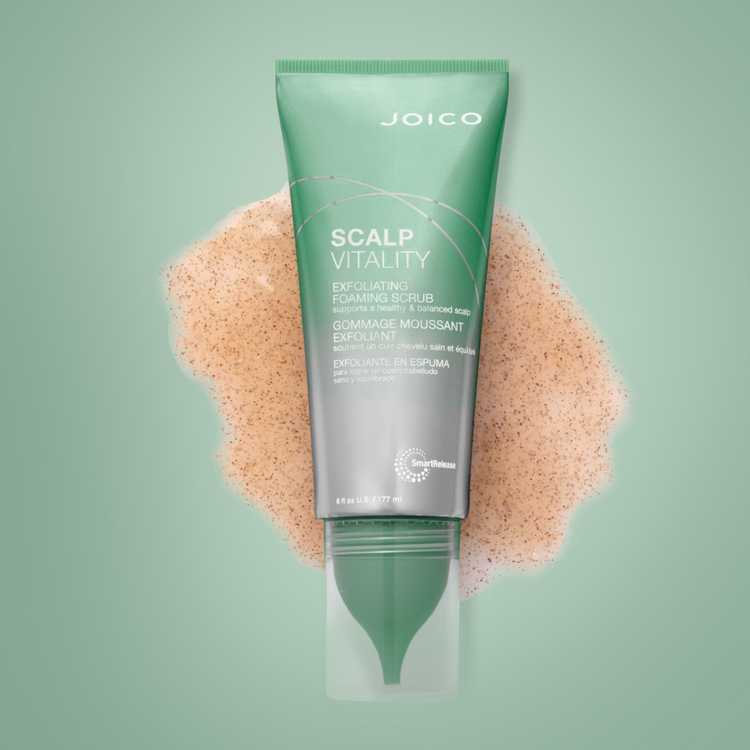 JOICO Scalp Vitality | Foaming Exfoliating Scrub – Purifying Scalp Treatment