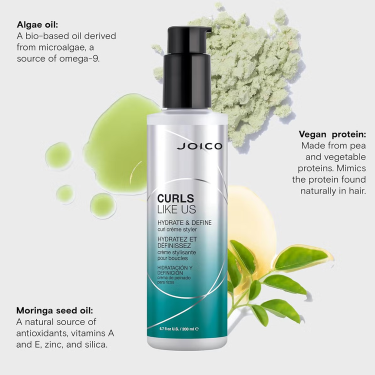 JOICO Curls Like Us | Crème Stylisante Pour Boucles – Définition Souple et Hydratation Anti-Frisottis