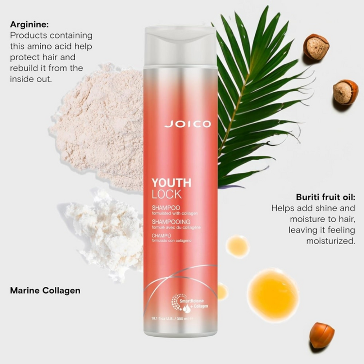 JOICO Youth Lock | Collagen Shampoo – Gentle Cleansing and Elasticity Support