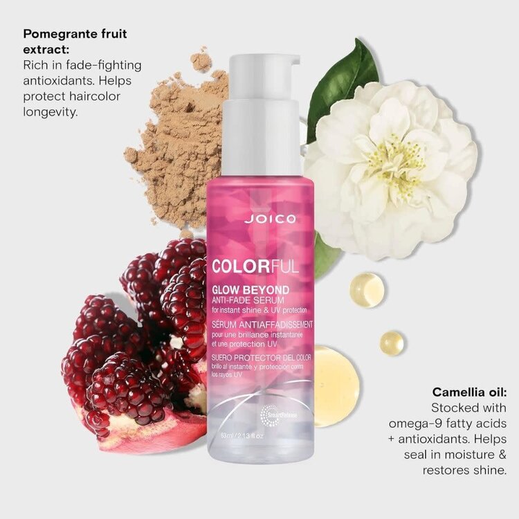 JOICO Colorful | Glow Beyond Sérum Antiaffadissement – Protège et Prolonge l’Éclat de la Couleur