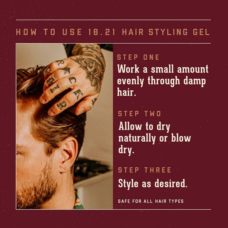18.21 MAN MADE Sweet Tobacco | Styling Gel - Flexible Nourishing Hold