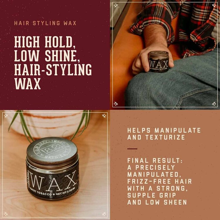 18.21 MAN MADE Sweet Tobacco | Styling Wax – Strong Hold Low Shine