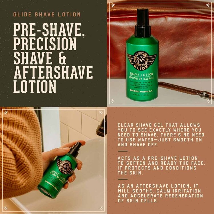 18.21 MAN MADE Spiced Vanilla | Shave Lotion - Clear Gel for Precise Shaving