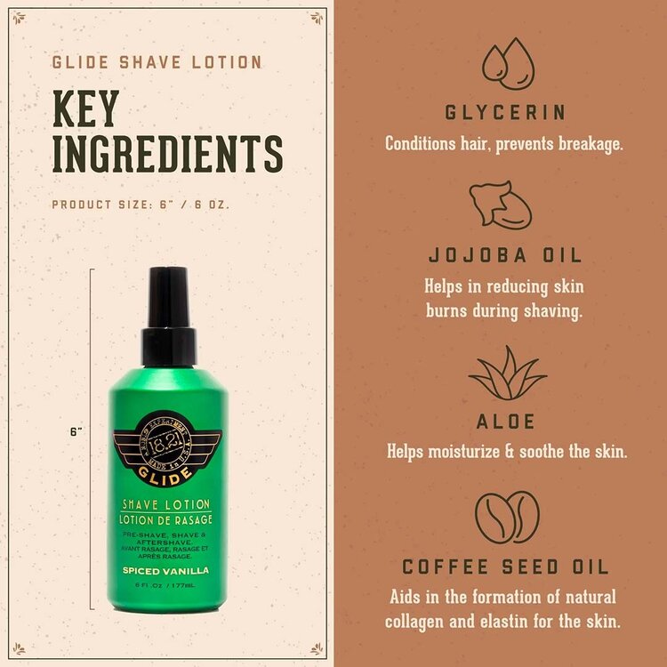 18.21 MAN MADE Spiced Vanilla | Shave Lotion - Clear Gel for Precise Shaving