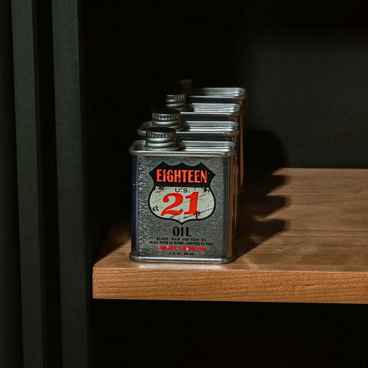 18.21 MAN MADE Sweet Tobacco | Huile Barbe, Cheveux et Peau – Nutrition Légère et Hydratation Premium