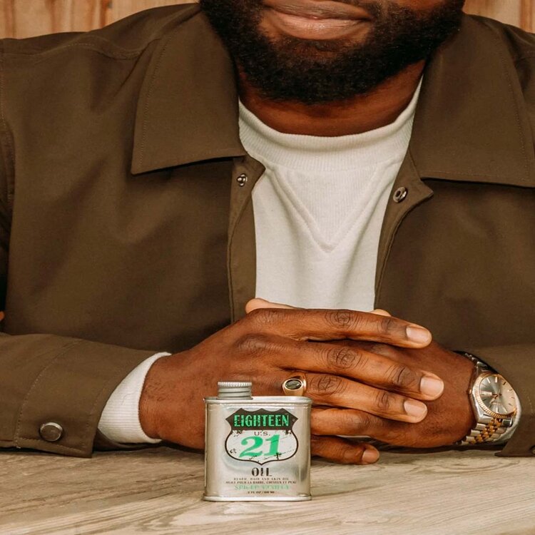 18.21 MAN MADE Spiced Vanilla | Huile Barbe, Cheveux et Peau – Nutrition Légère et Hydratation Premium