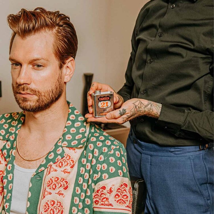 18.21 MAN MADE Noble Oud | Huile Barbe, Cheveux et Corps – Nutrition Légère et Hydratation Premium