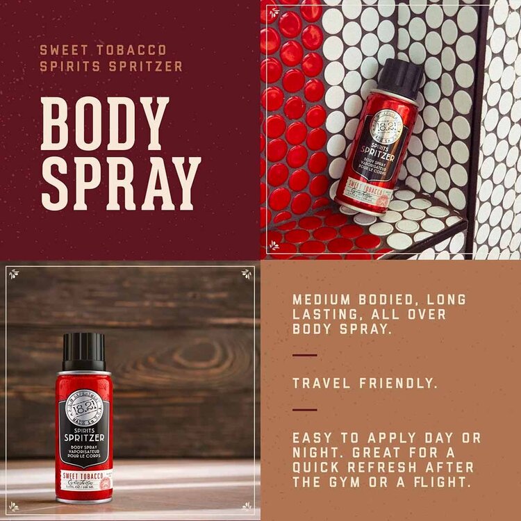 18.21 MAN MADE Sweet Tobacco | Body Spritzer - Long Lasting Fragrance