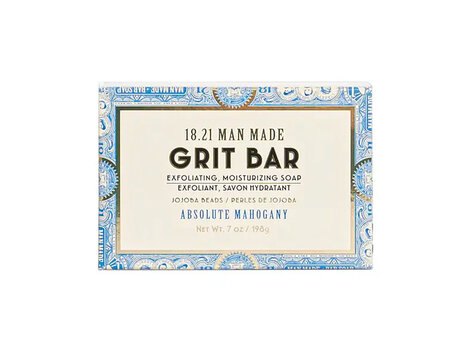18.21 MAN MADE Grit Bar Absolute Mahogany | Exfoliating Soap