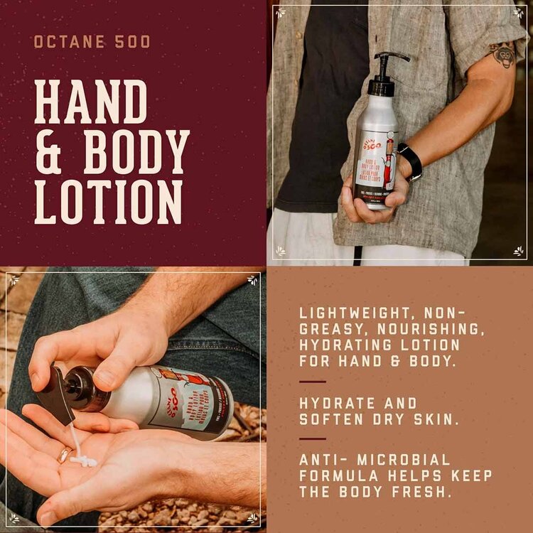 18.21 MAN MADE Octane 500 Sweet Tobacco | Lotion Mains et Corps – Hydratation Intense et Confort Durable