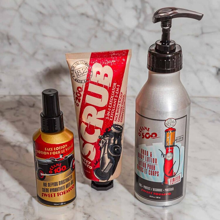 18.21 MAN MADE Octane 200 | Sweet Tobacco Scrub - 3-in-1 Face, Body & Scalp Exfoliator