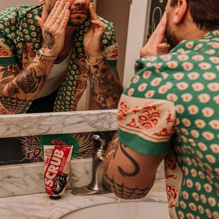 18.21 MAN MADE Octane 200 Sweet Tobacco | Scrub – Exfoliates Face, Body and Scalp by 18.21 Man Made