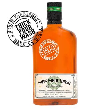 18.21 MAN MADE Spiced Vanilla | Wash Barbe, Cheveux et Corps