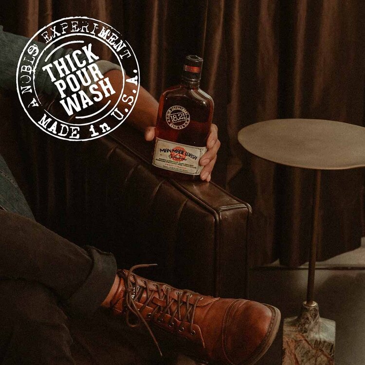 18.21 MAN MADE Sweet Tobacco | Beard, Hair & Body Wash – 3-in-1 Shampoo and Conditioner by 18.21 Man Made