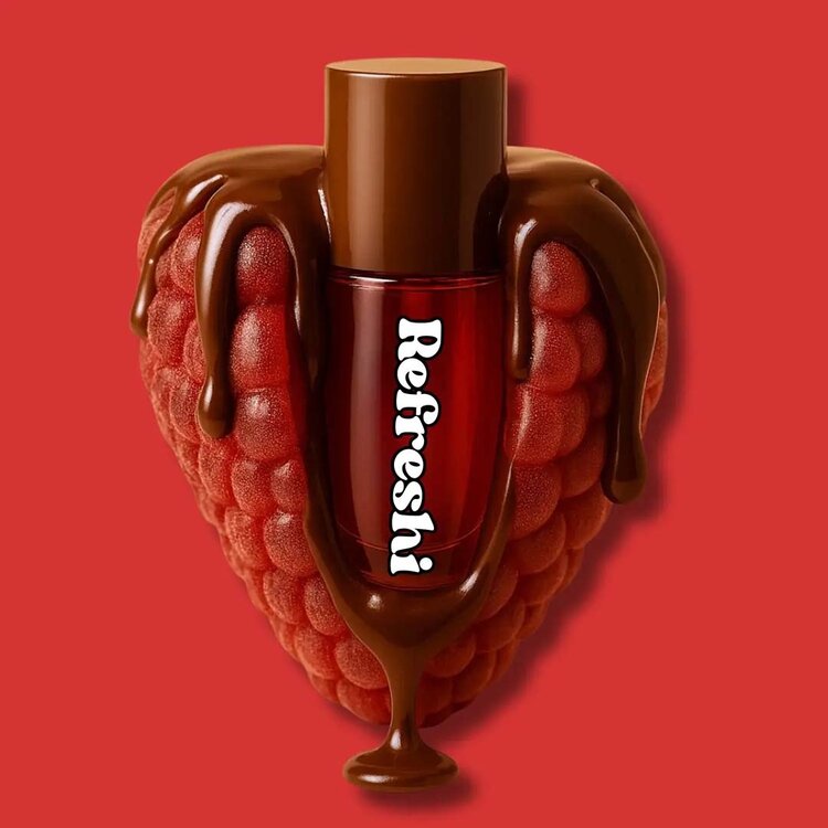 REFRESHI Costmetics Huile à Lèvres | Framboise Chocolat – Brillance Gourmande & Soin Nourrissant