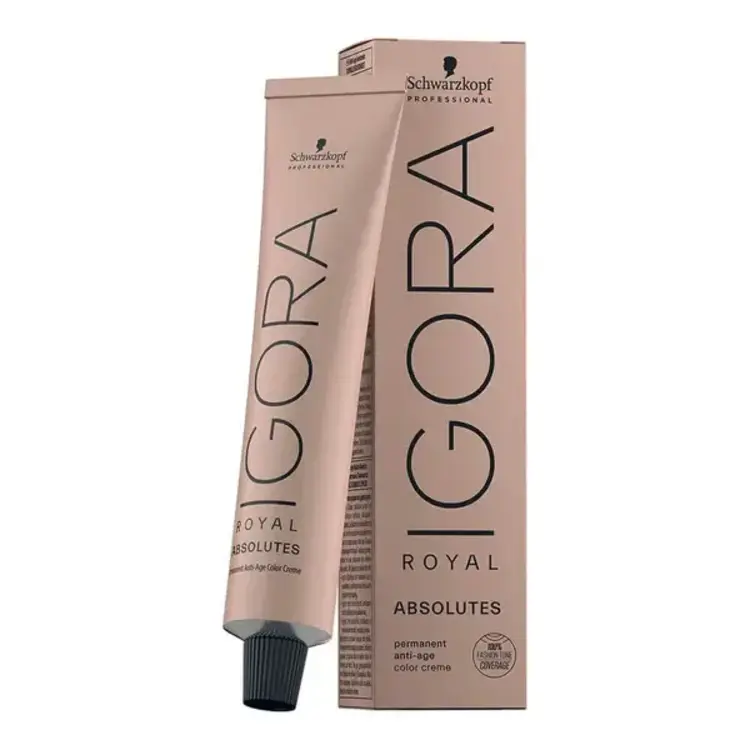 SCHWARZKOPF IGORA . ROYAL . ABSOLUTES | Coloration Permanente Crème Anti-âge (60ml/2oz)