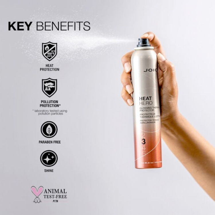 JOICO Coiffant | Heat Hero Protecteur Thermique Lustrant – Brillance Intense et Protection Chaleur