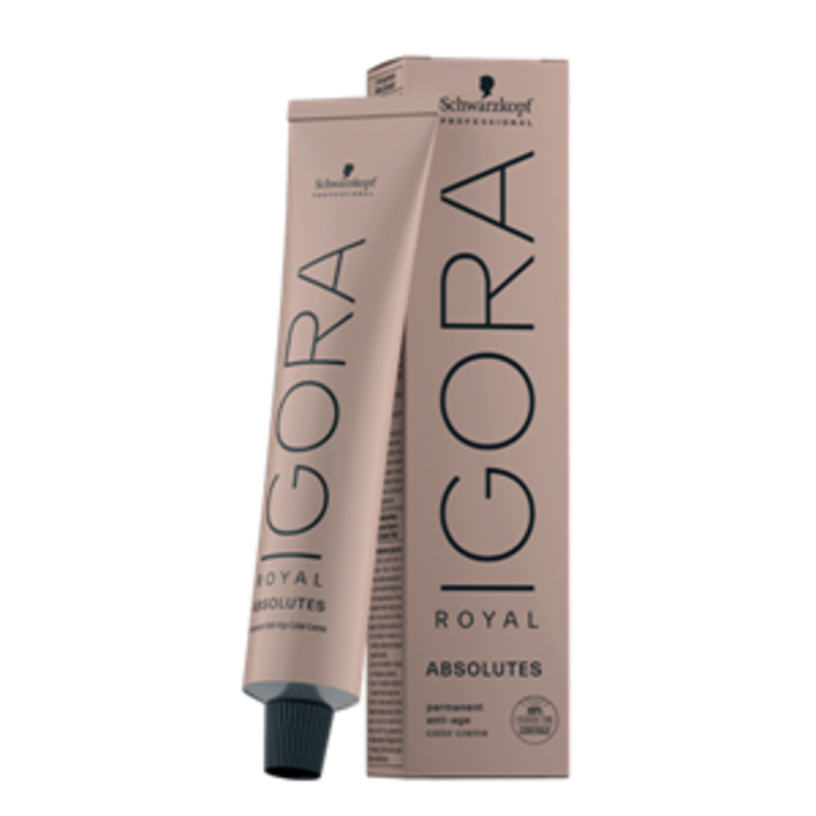 SCHWARZKOPF IGORA . ROYAL . ABSOLUTES | Coloration Permanente Crème Anti-âge (60ml/2oz)