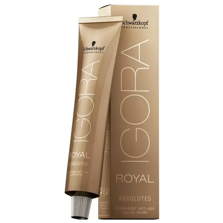 SCHWARZKOPF IGORA . ROYAL . ABSOLUTES | Coloration Permanente Crème Anti-âge (60ml/2oz)