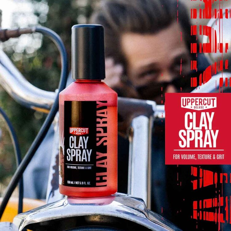 UPPERCUT DELUXE Clay Spray – Matte Texture and Lightweight Volume